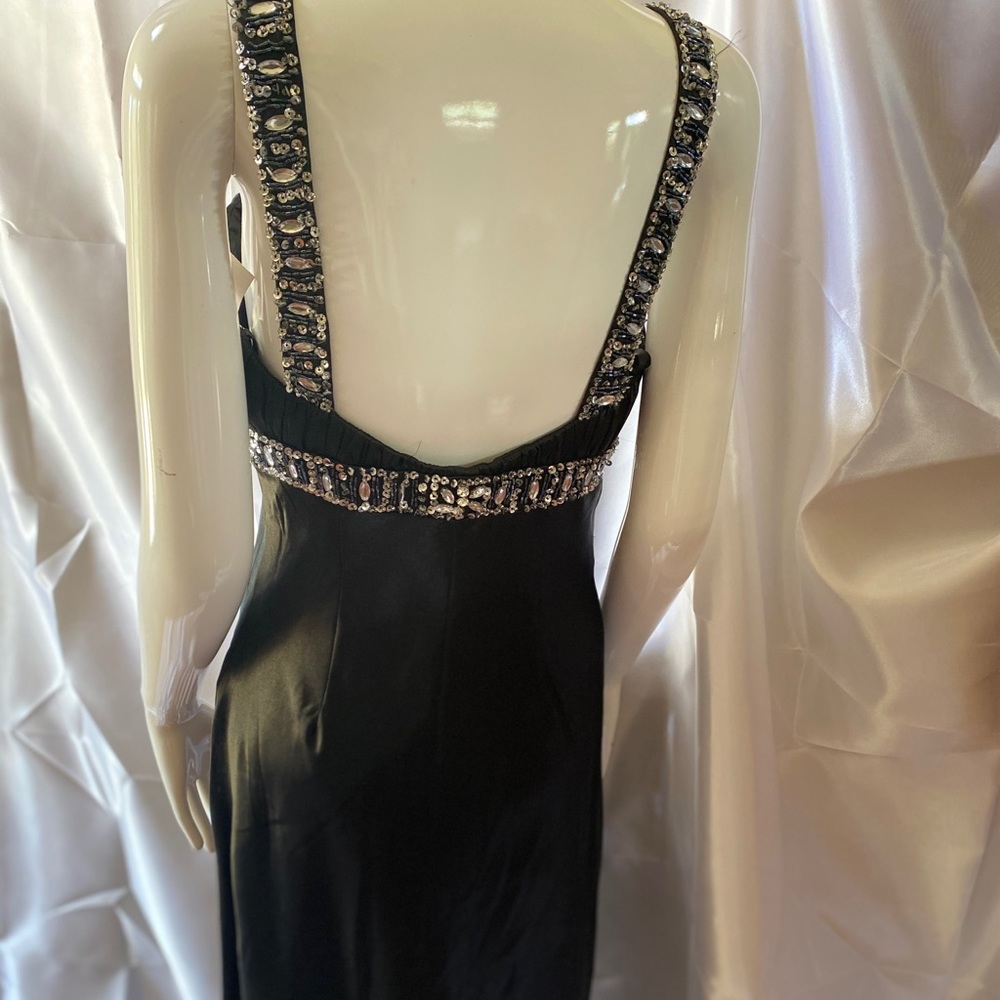 black ball gown